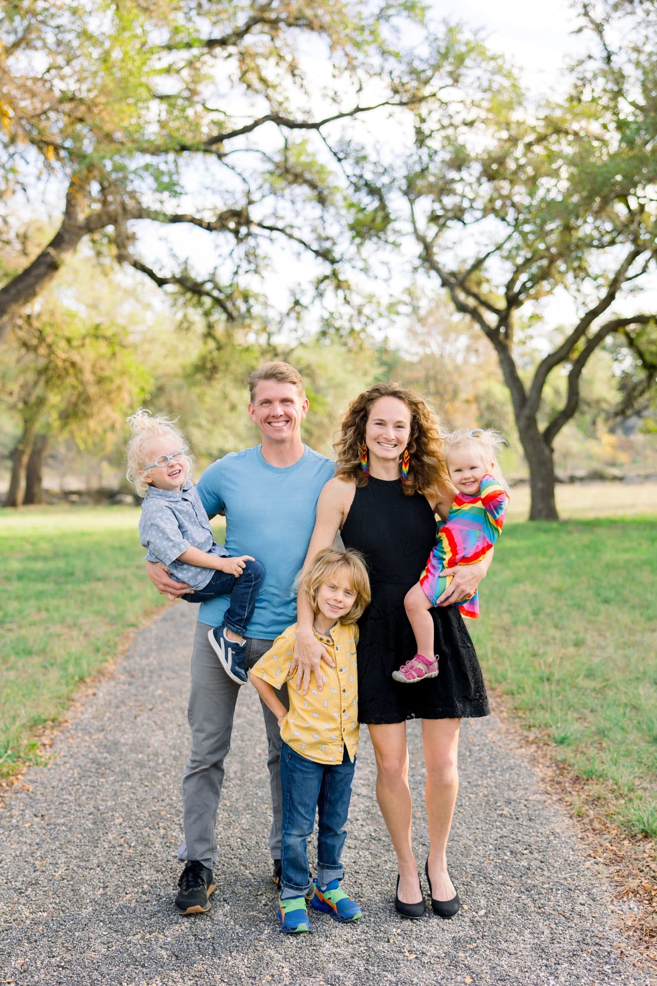 Amber Amelingmeier with her family