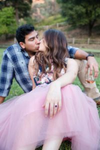 Engagement session at Alum Rock Park in San Jose