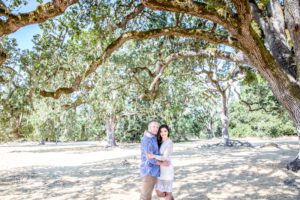 Engagement session at the Pulgas Water Temple in Redwood City