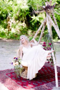 Bride at Wedding in Santa Cruz